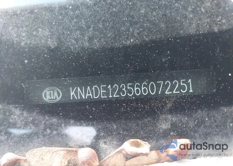 2006 Kia Rio Lx from USA, damaged, VIN KNADE123566072251